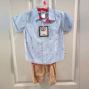 ⚓ Nautical Toddler 2-Piece Outfit Set Size 24 Months